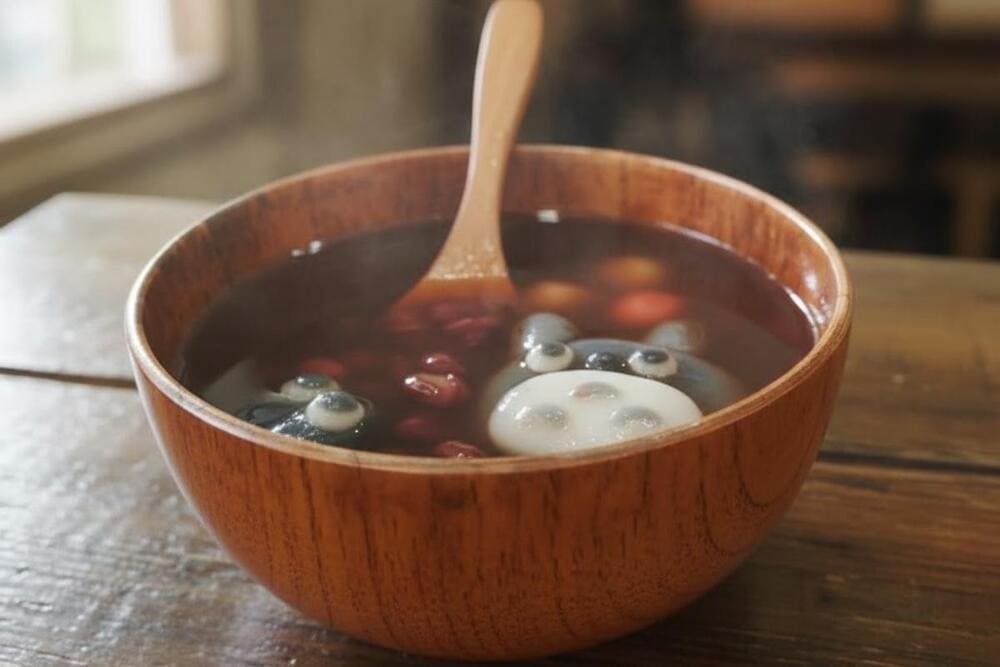 Chè đậu đỏ lạnh.